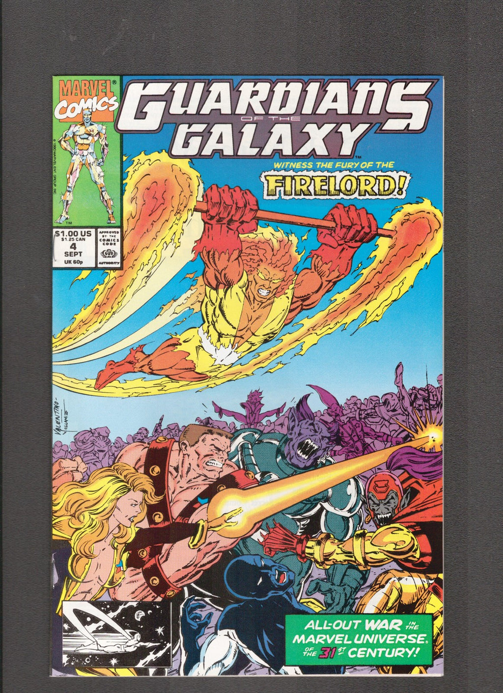 Guardians of the Galaxy #4 (1990) Scott Williams, Jim Valentino Marvel Comics