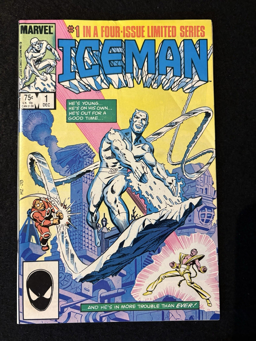 Iceman #1-4 (1984) Complete Mini-Series Marvel Comics