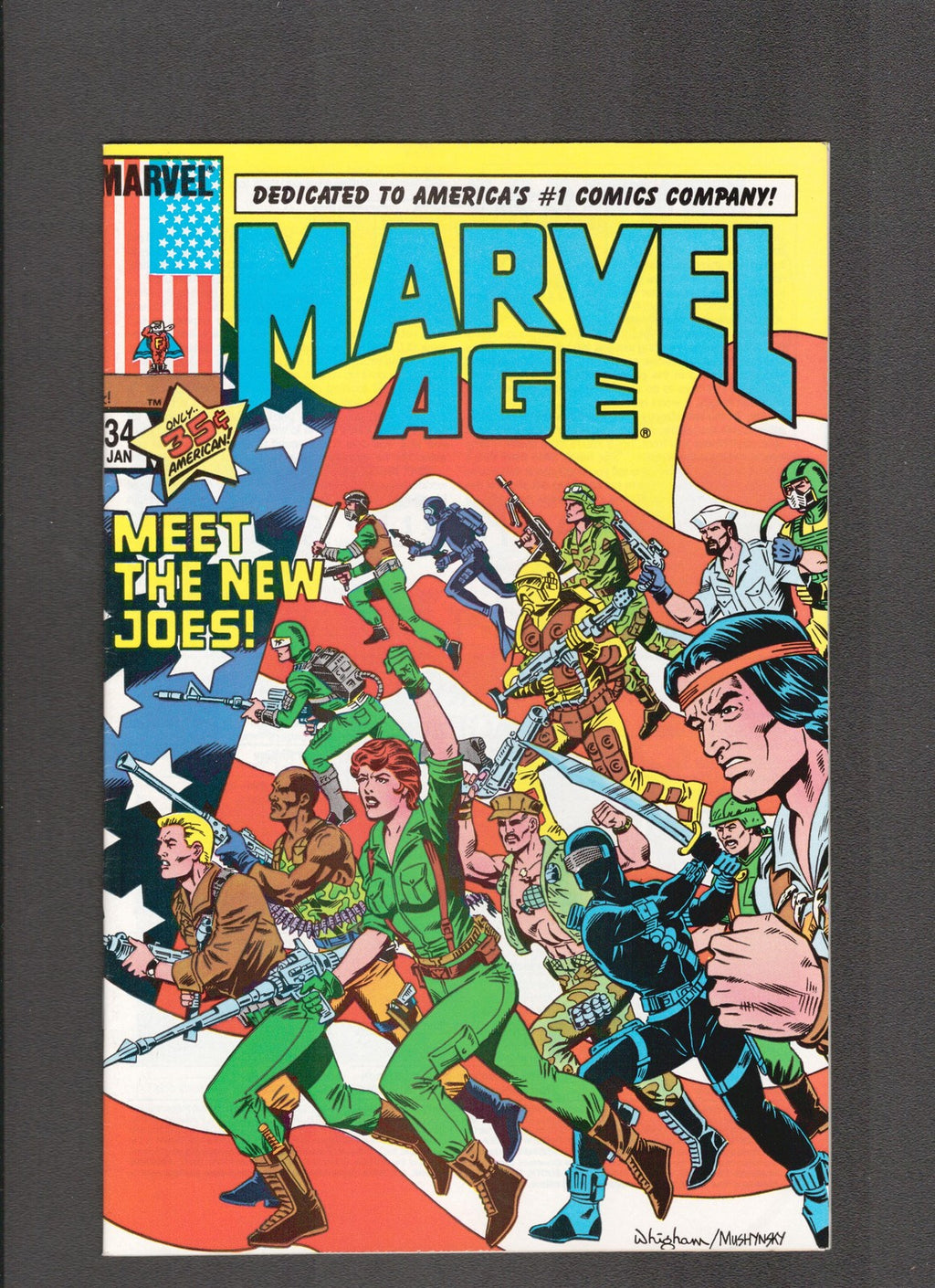 Marvel Age #34 (1986) G.I. Joe Marvel Comics