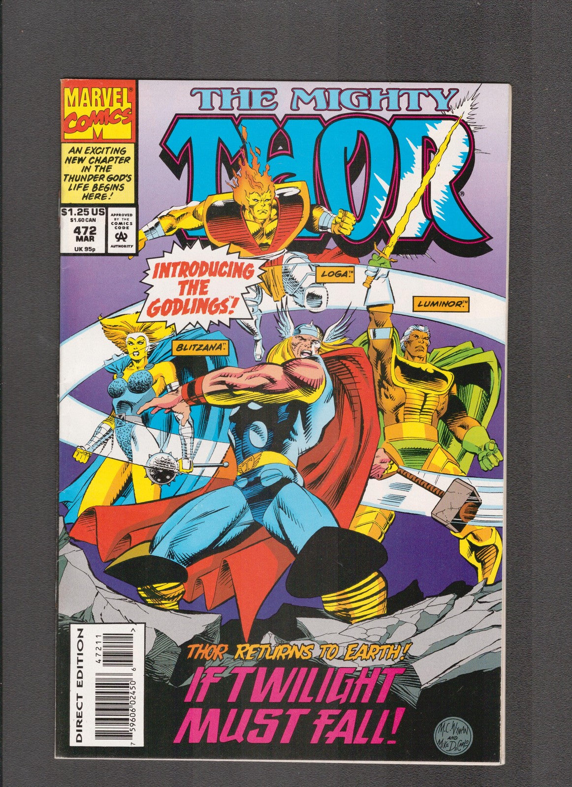 Thor #472 (1994) Roy Thomas Marvel Comics