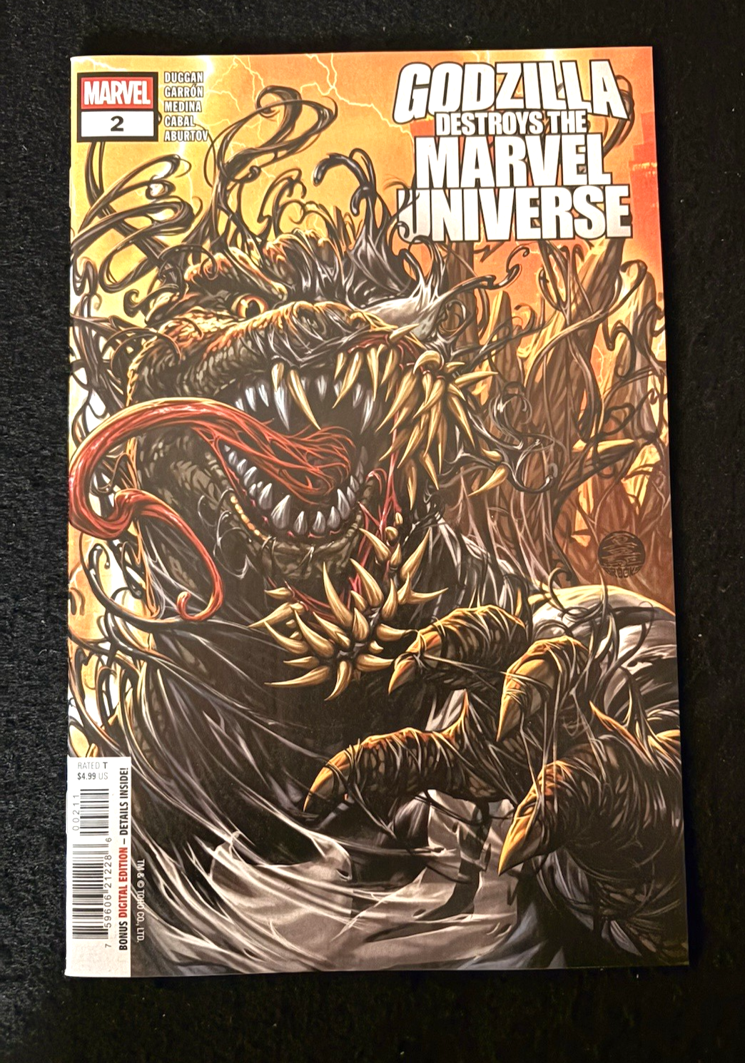 Godzlilla Destroys the marvel Universe Complete Set #1-5 Marvel 2025-26