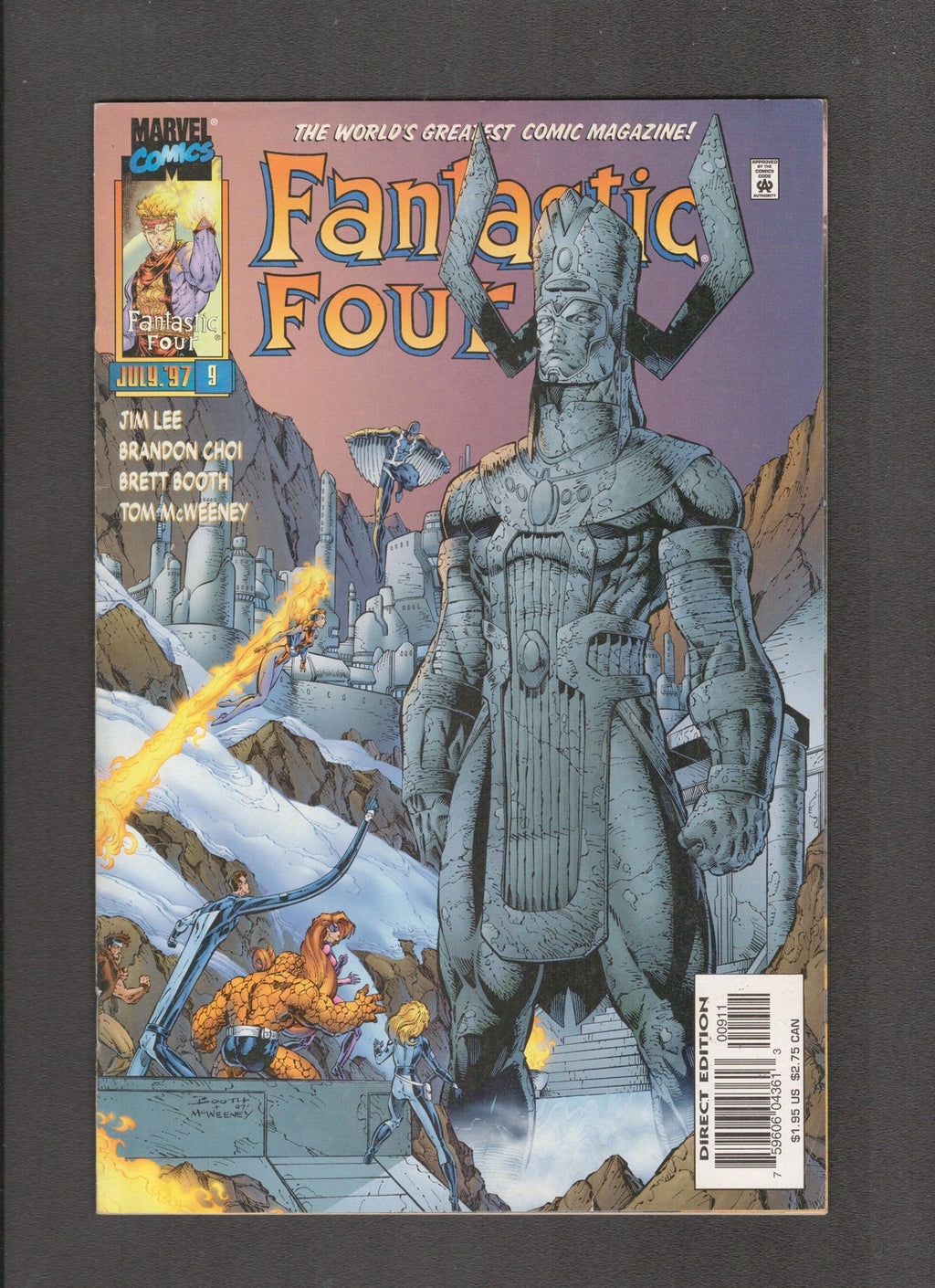 Fantastic Four #9 (1997) Jim Lee Marvel Comics