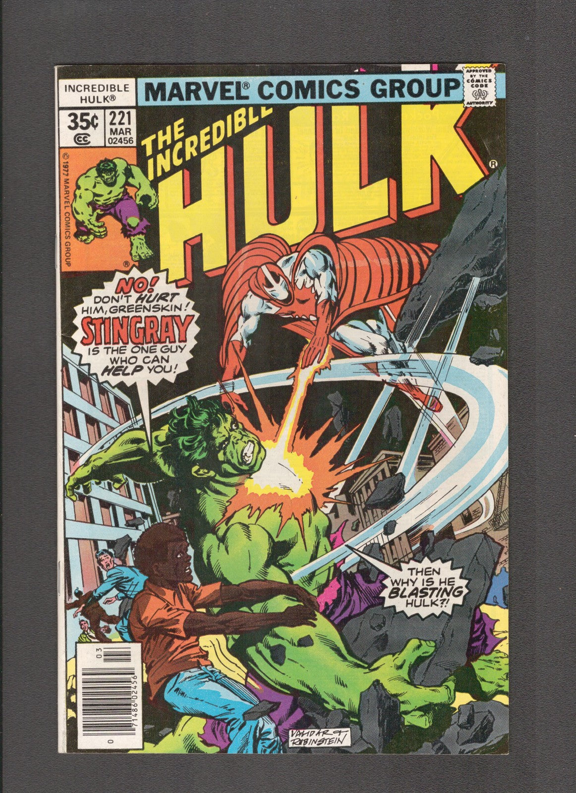 Incredible Hulk #221 (1978) Buscema, Goodwin, Rubenstein Marvel Comics