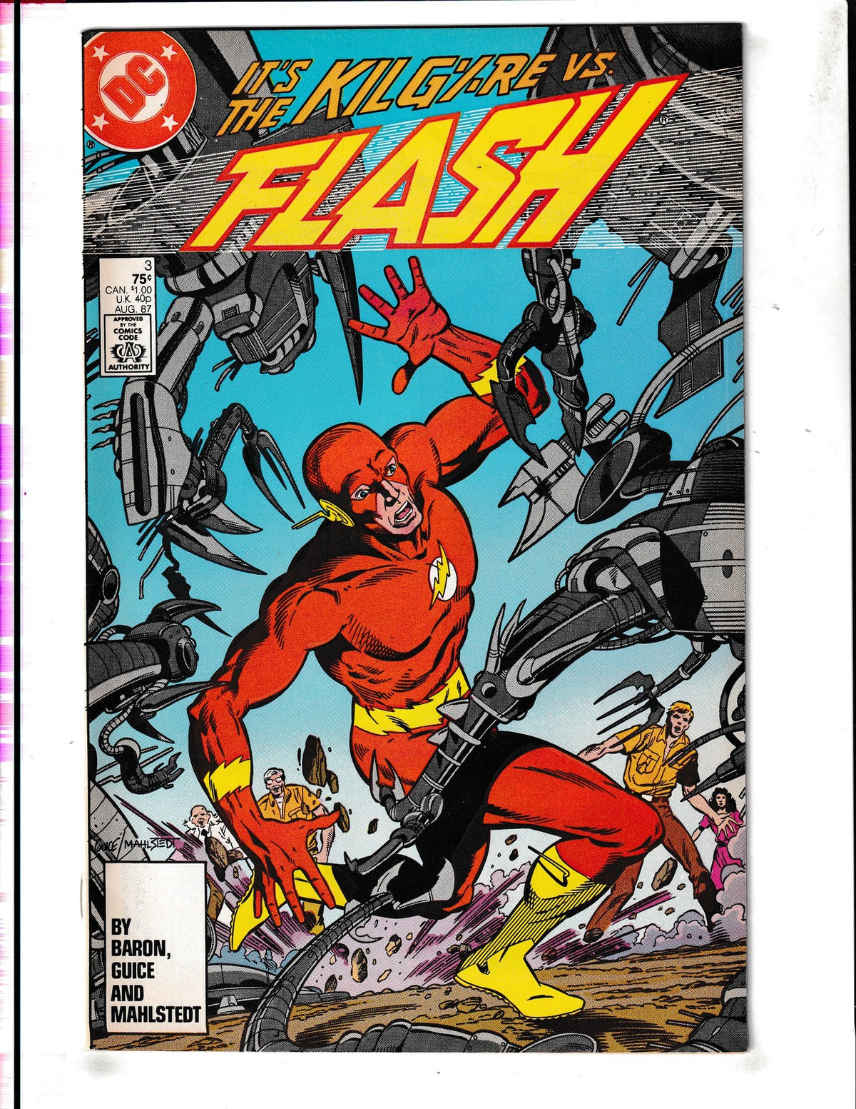 Flash #3 (1987) Jackson Guice Cover DC Comics