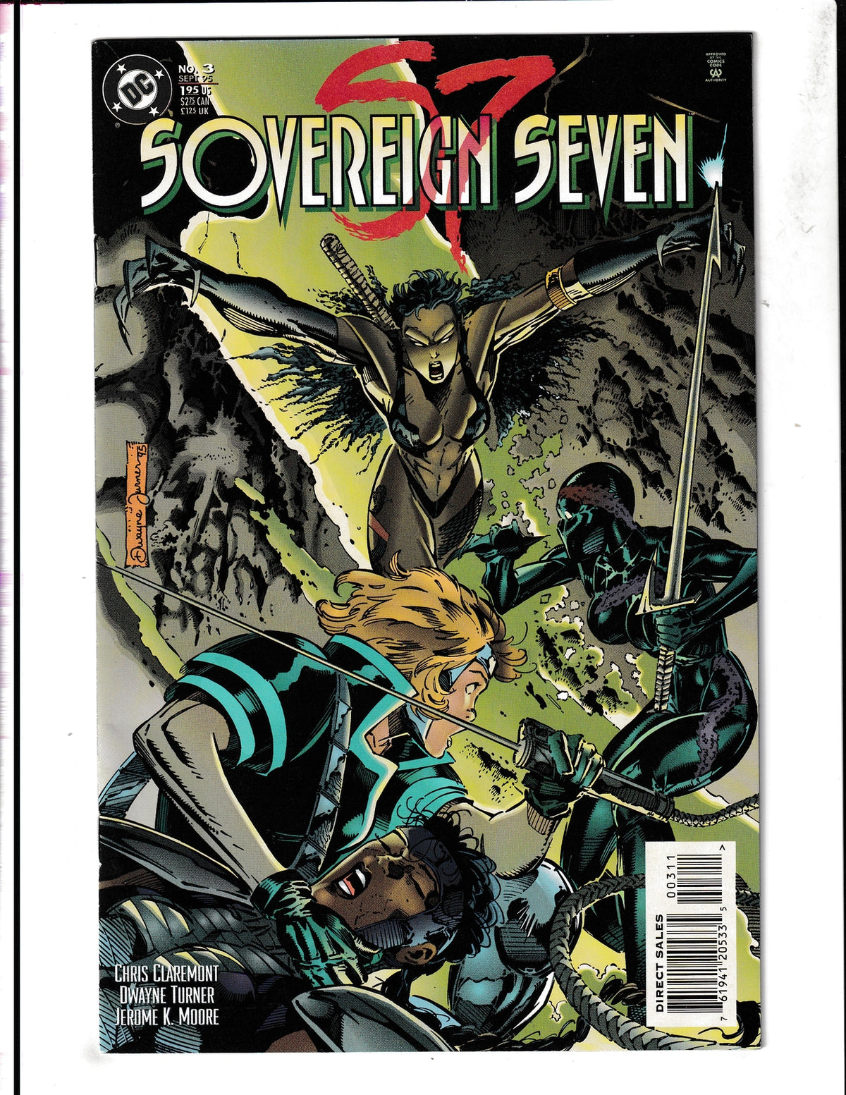 Sovereign Seven #3 (1995) DC Comics SKU:1790
