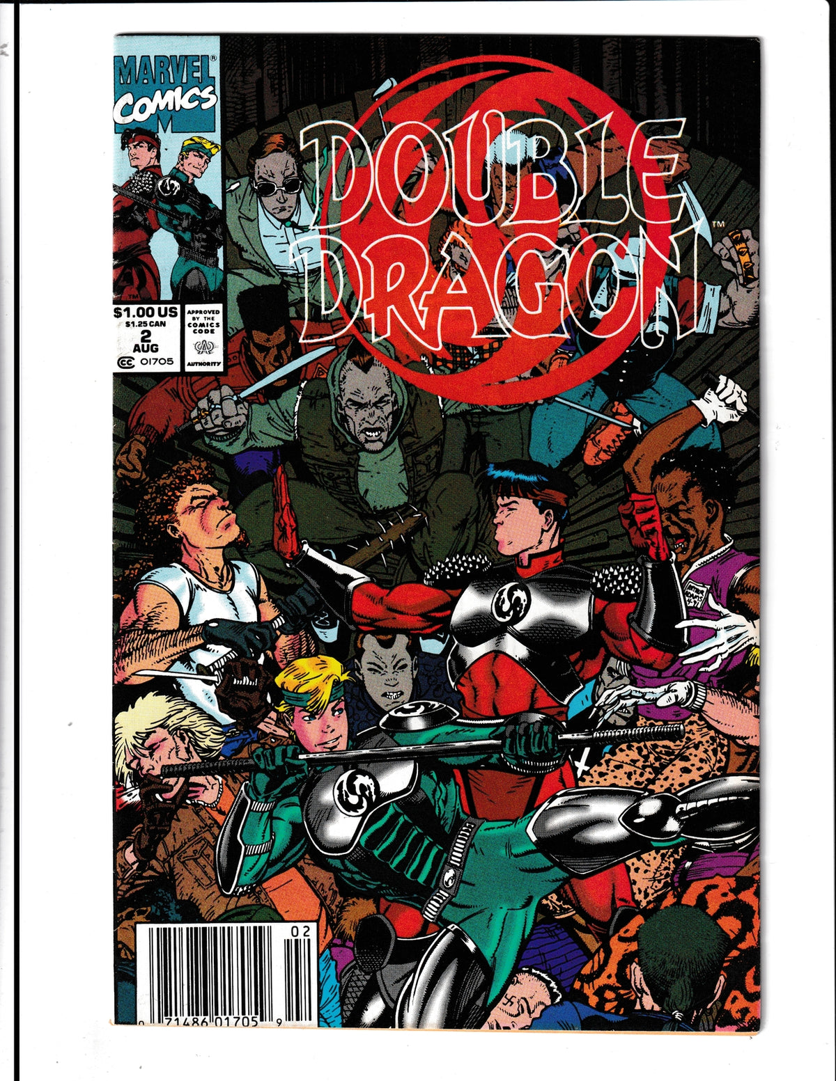 Double Dragon #2 (1991) Marvel Comics SKU:782