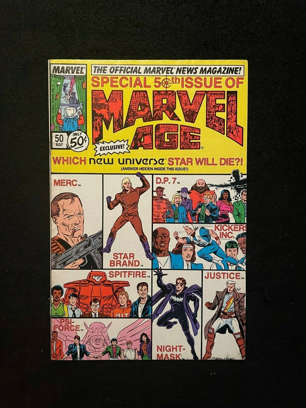 Marvel Age #50 "New Universe" 1987 Marvel Comics