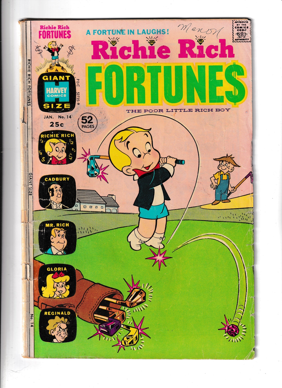 Richie Rich Fortunes #14 (1974) Harvey Comics