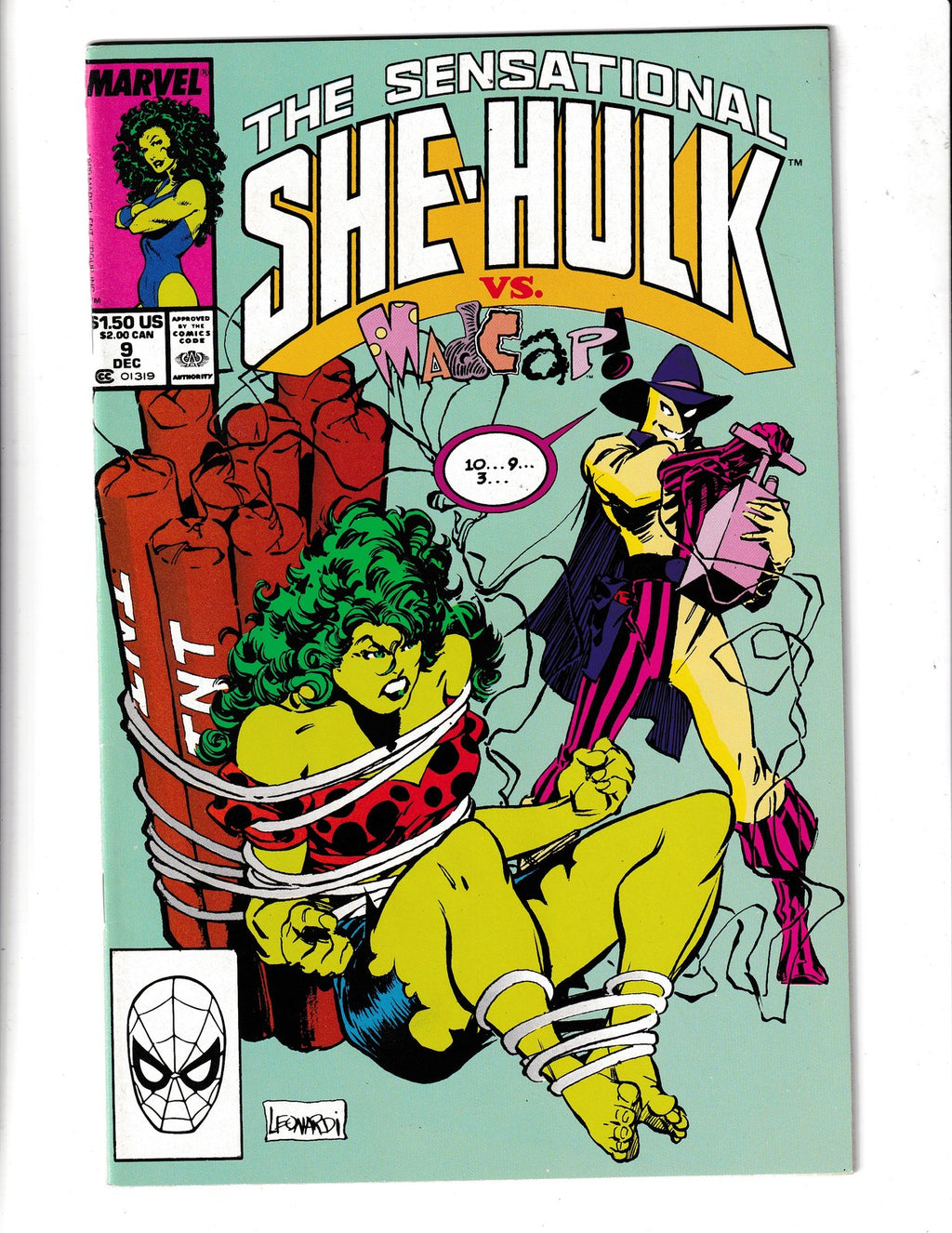 Sensational She-Hulk #9 (1989) Mad Cap Marvel Comics