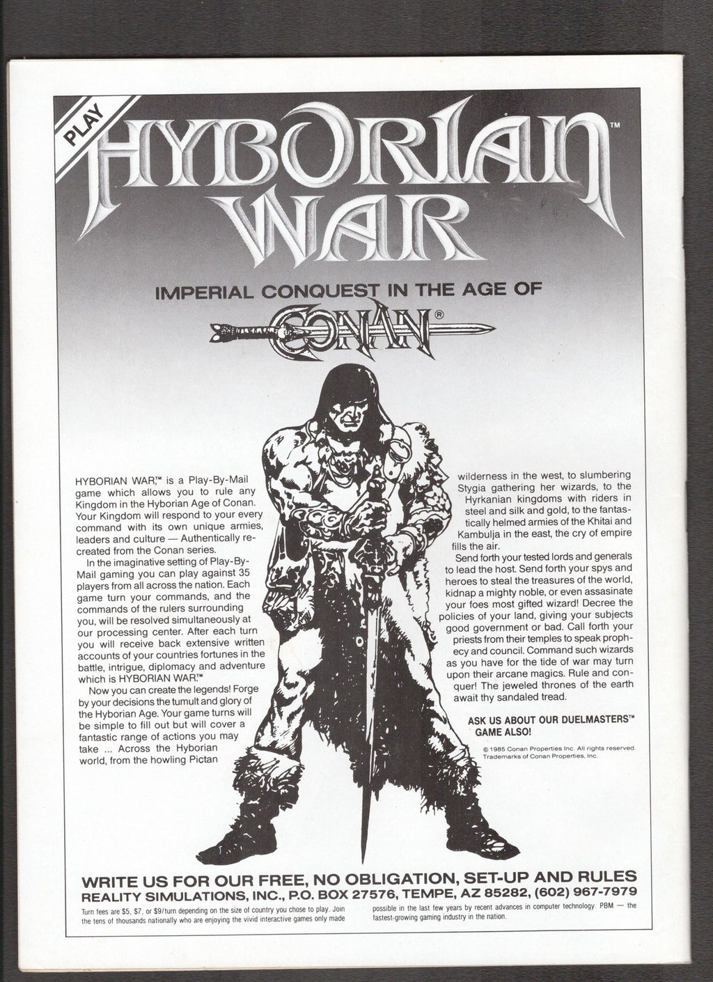 Savage Sword of Conan #213 (1993) Jim Hoston Magazine Curtis Comics