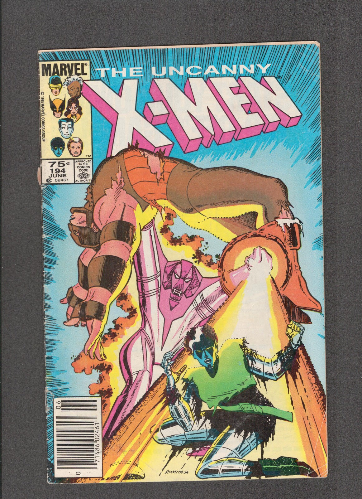 Uncanny X-Men #194 (1985) 1st Fenris Marvel Comics