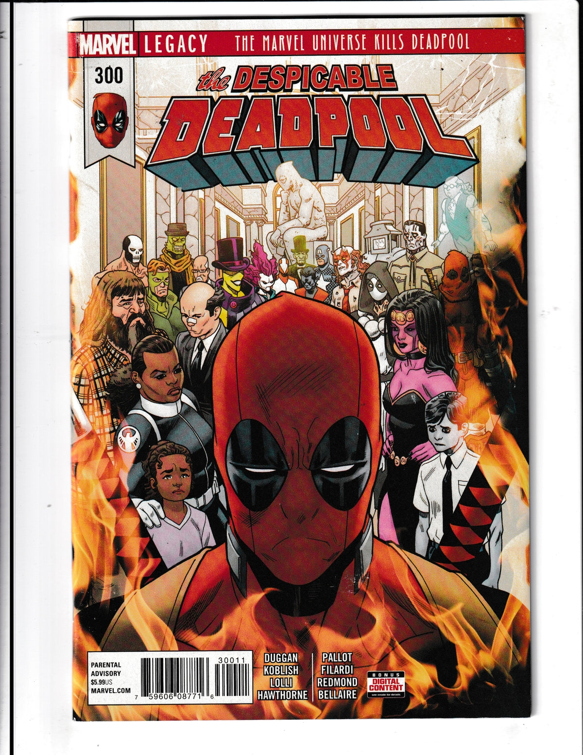 Despicable Deadpool #300 (2018) Mike Hawthorne Cover Marvel Comics