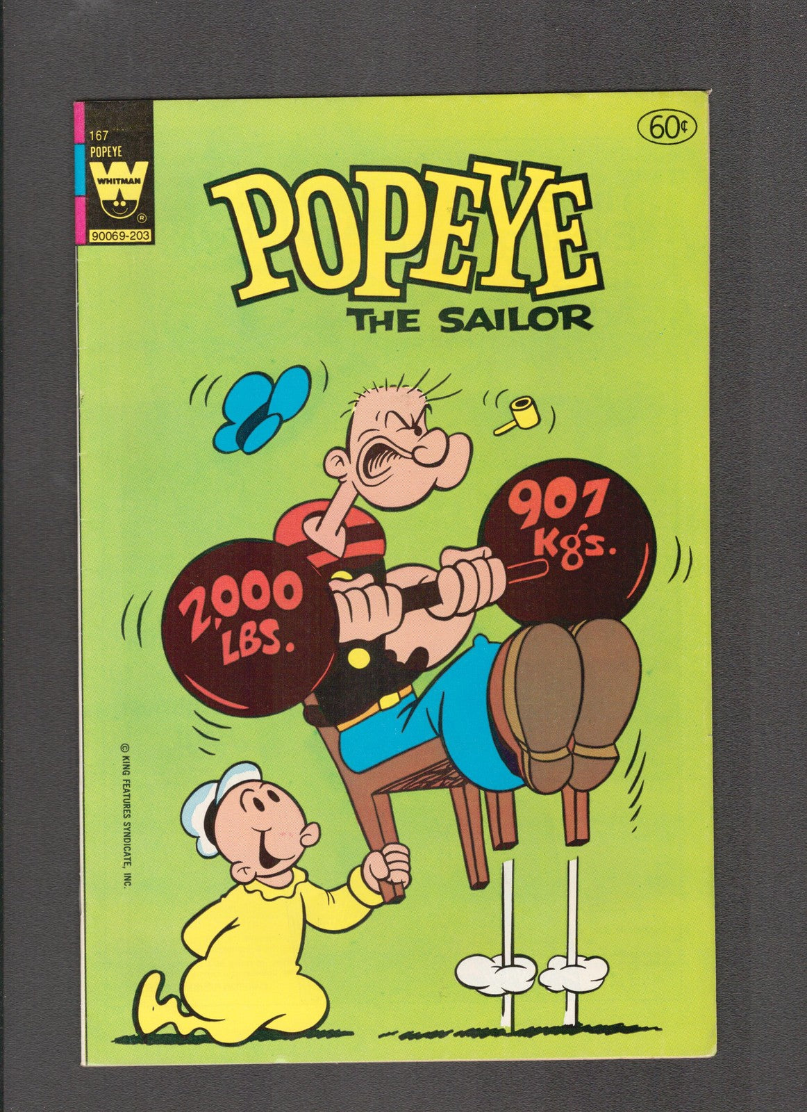 Popeye #167 (1982)  LOW PRINT Whitman Comics