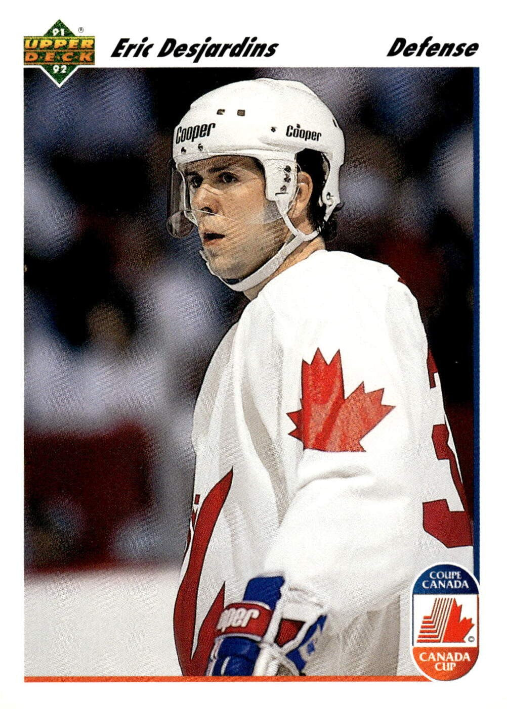 1991-92 Upper Deck #504 Eric Desjardins Hockey Canada