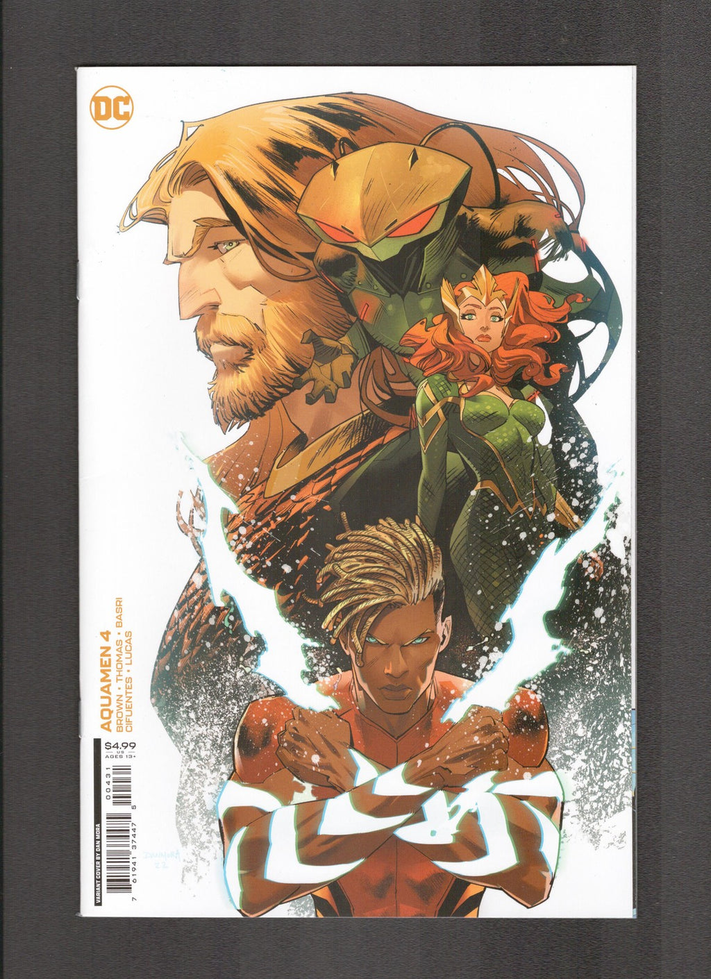 Aquamen #4C (2022) Dan Mora Cardstock DC Comics