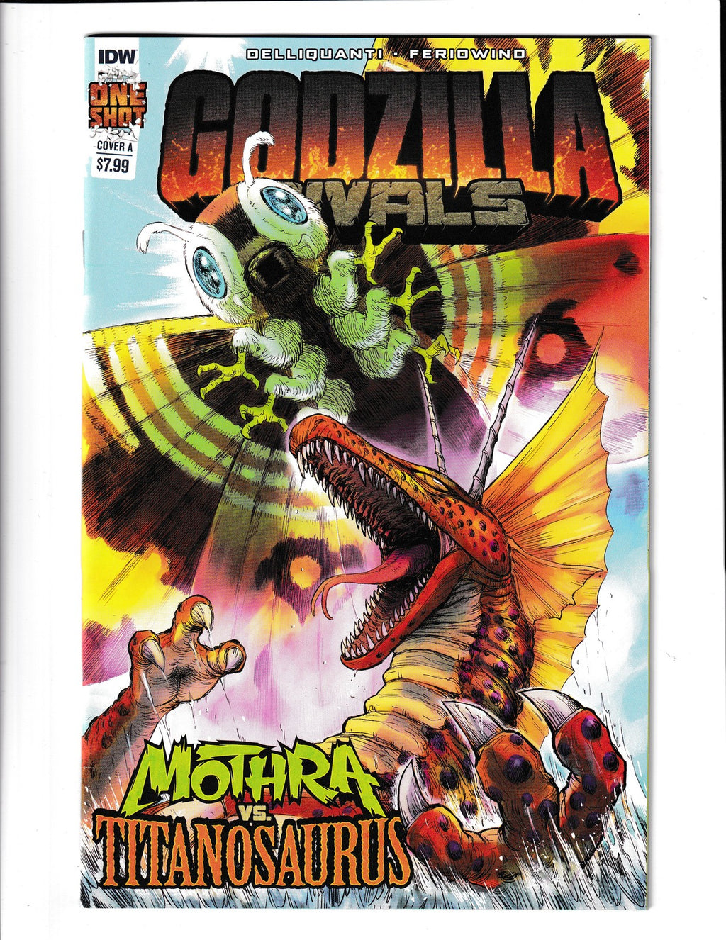 Godzilla Rivals: Mothra vs Titanosaurus #1 (2023) IDW Comics