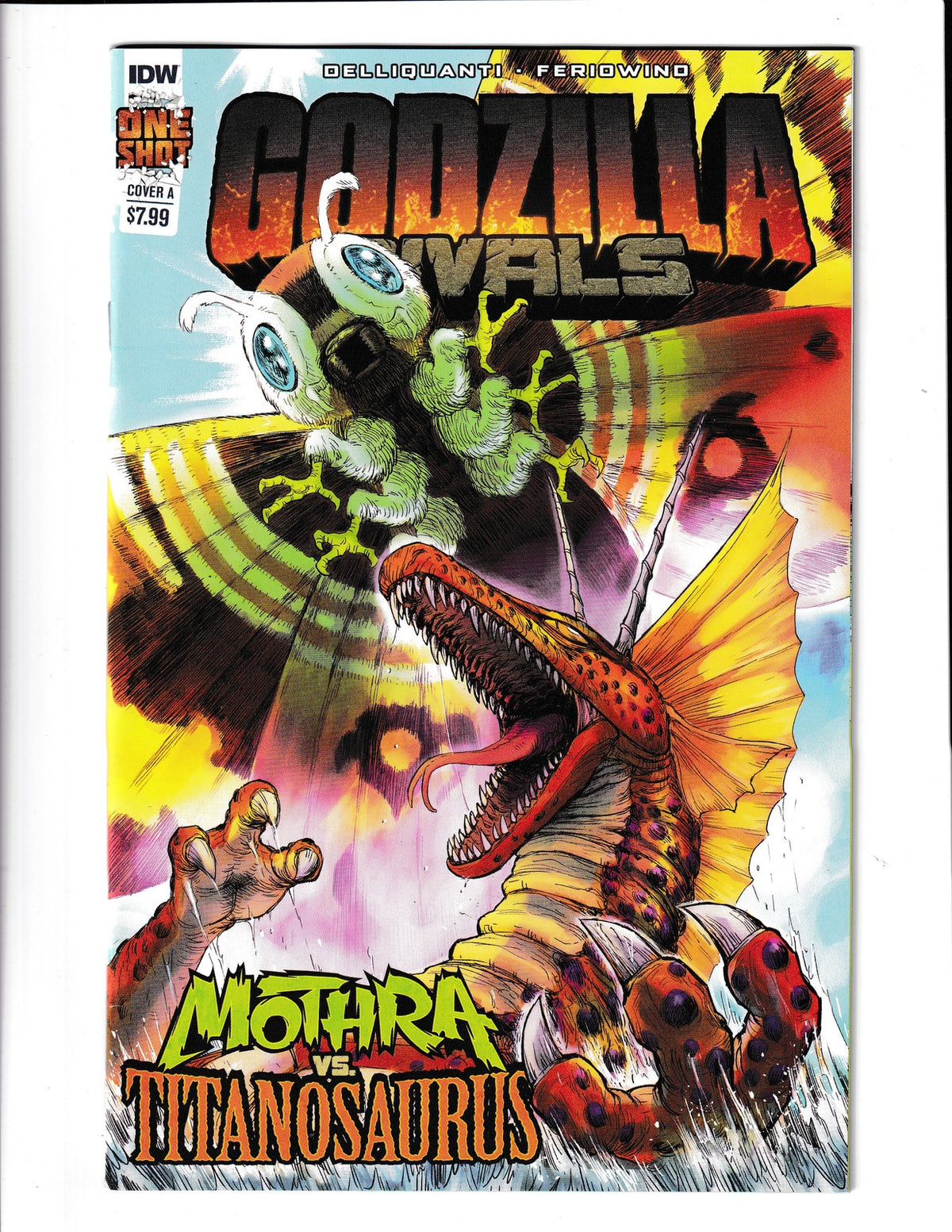 Godzilla Rivals: Mothra vs Titanosaurus #1 (2023) IDW Comics