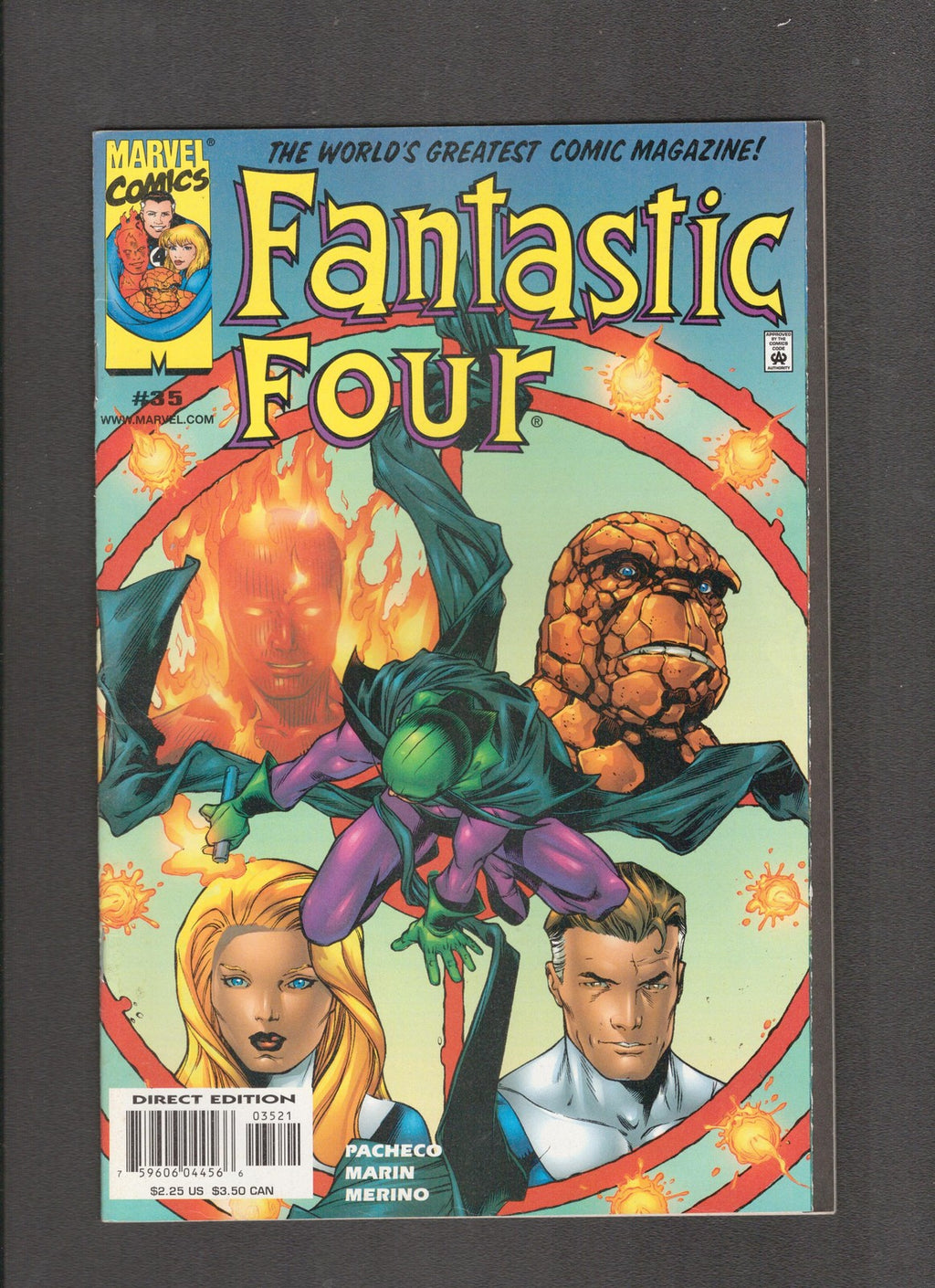 Fantastic Four #35 (2000) Carlos Pacheco Marvel Comics