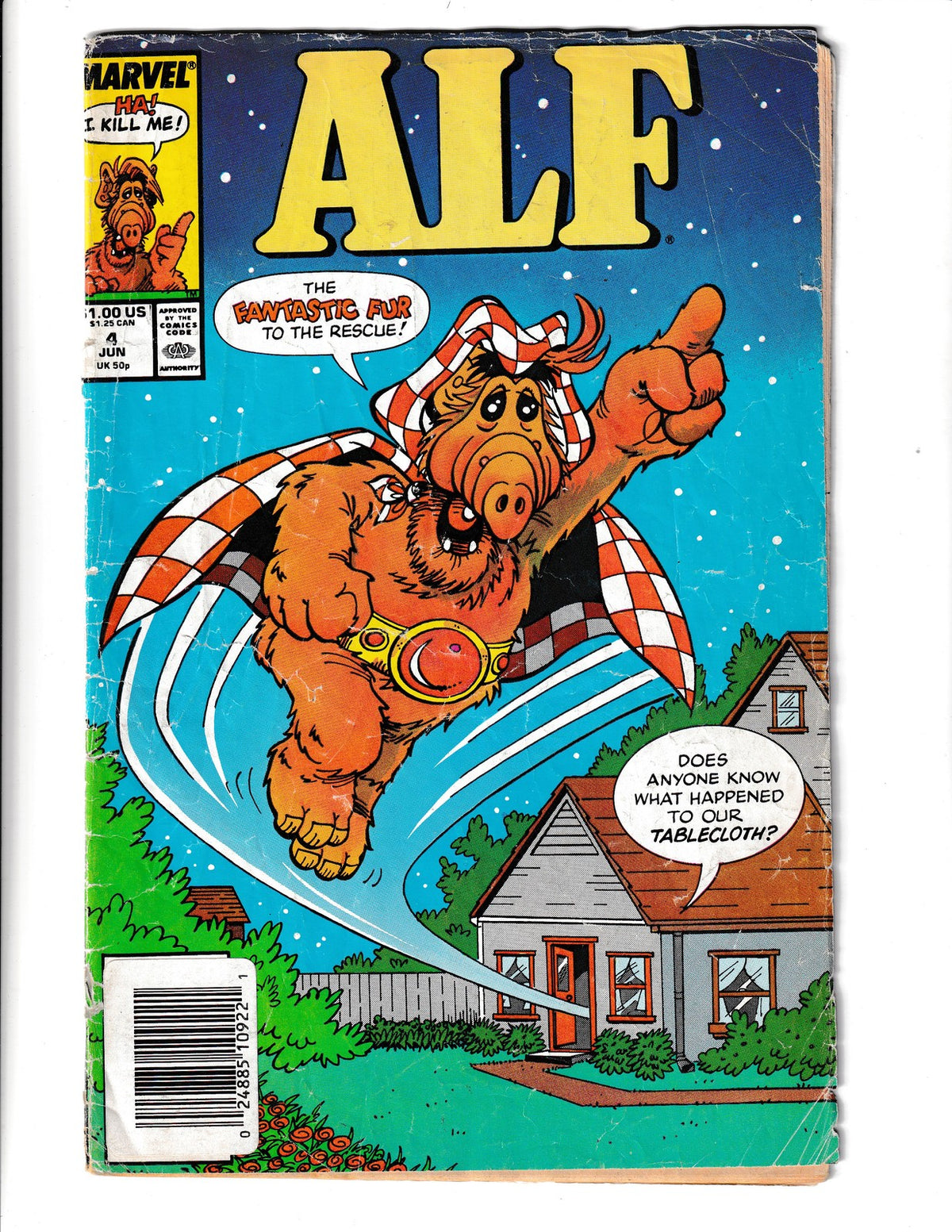 Alf #4 (1988) Lower Grade Marvel Comics