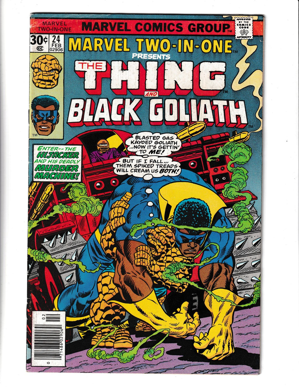 Marvel Two-In-One #24 (1977) Thing & Black Goliath Marvel Comics