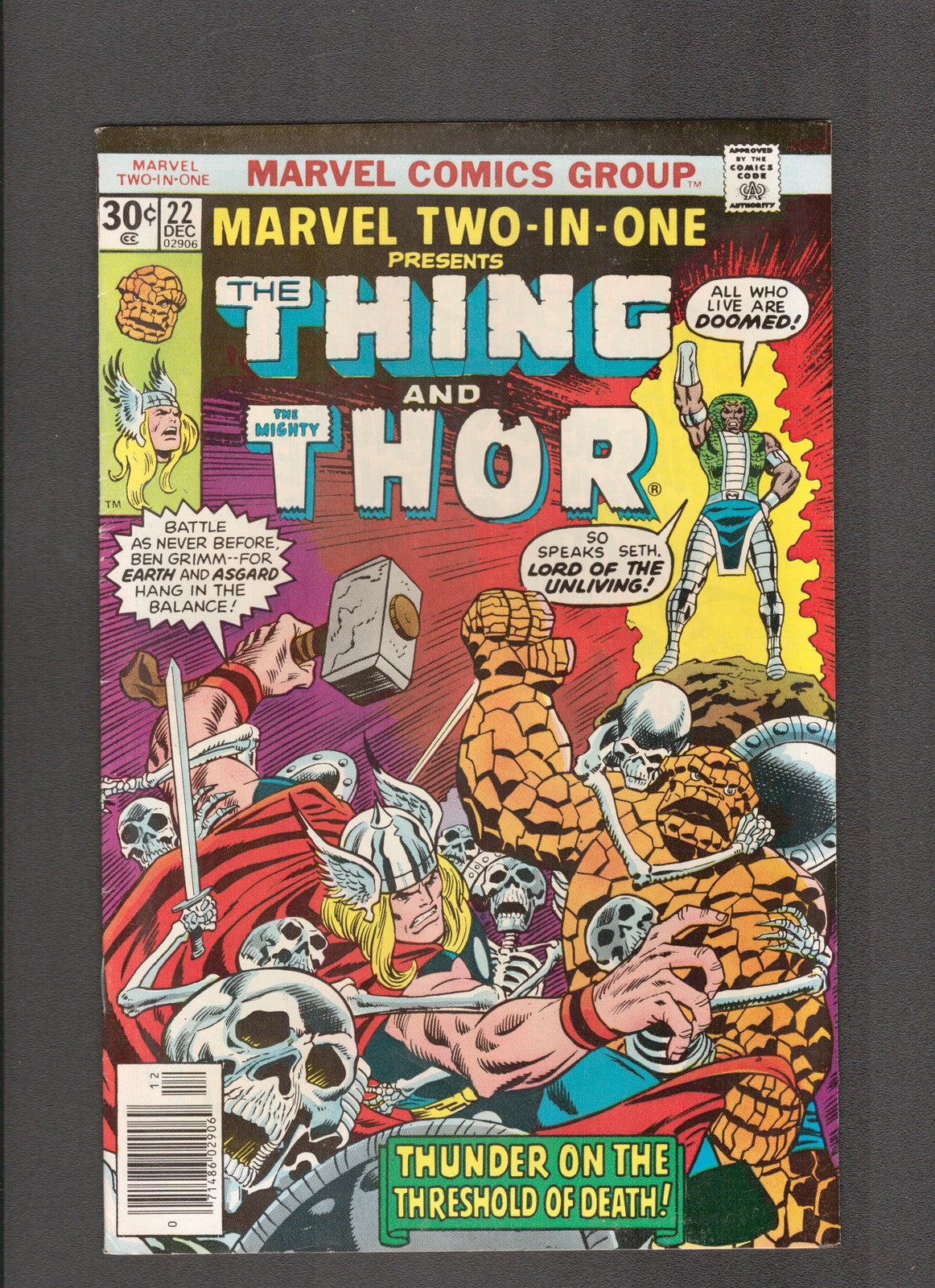 Marvel Two-In-One #22 (1976) Thing and Thor Marvel Comics