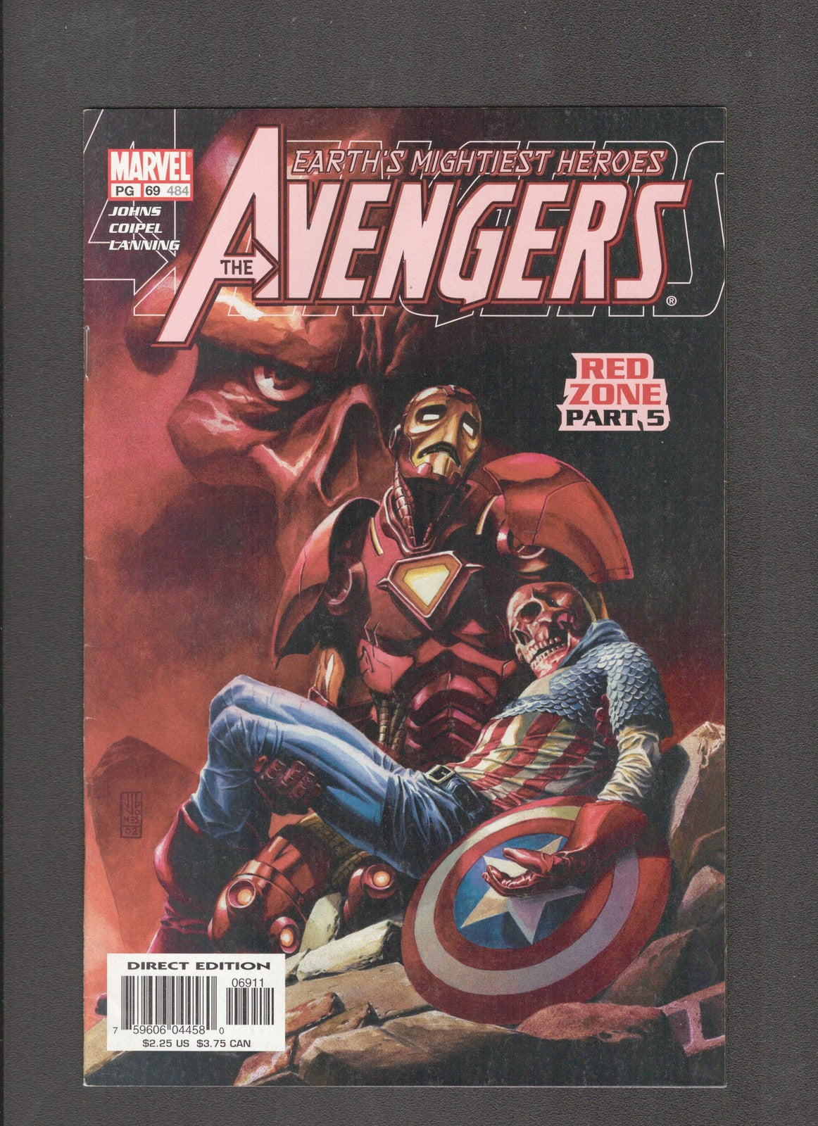 Avengers #69 (2003) Red Zone Pt. 5 Marvel Comics
