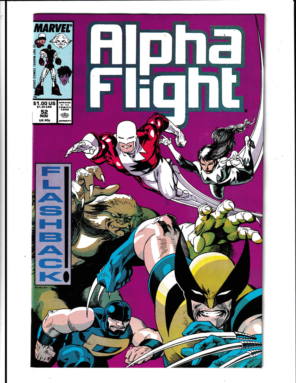 Alpha Flight #52 (1987) Marvel Comics SKU:1103