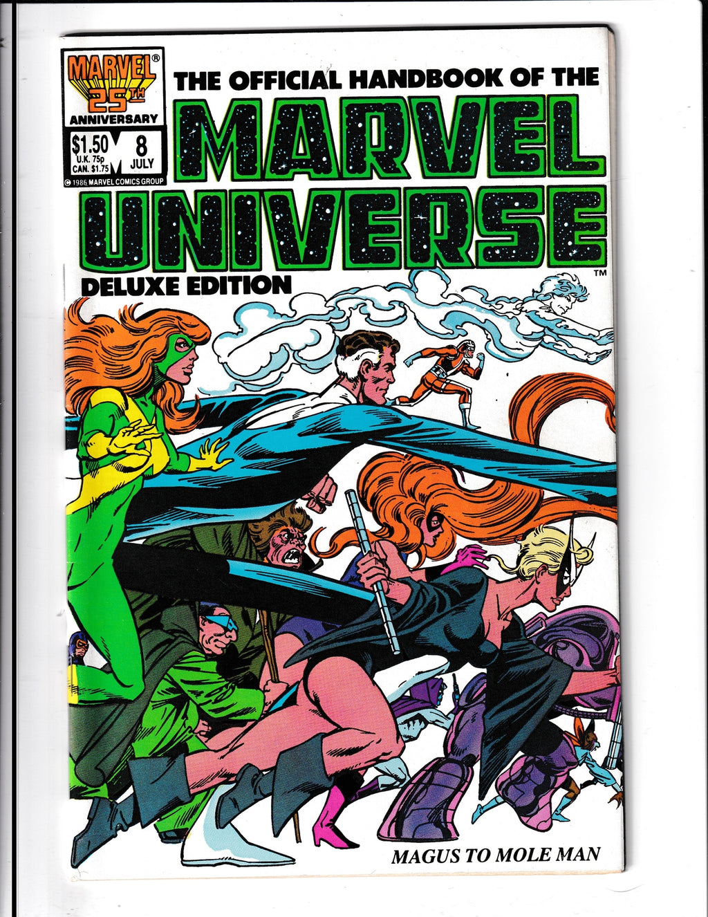 Official Handbook of the Marvel Universe #8 (1986) Deluxe Edition Marvel Comics