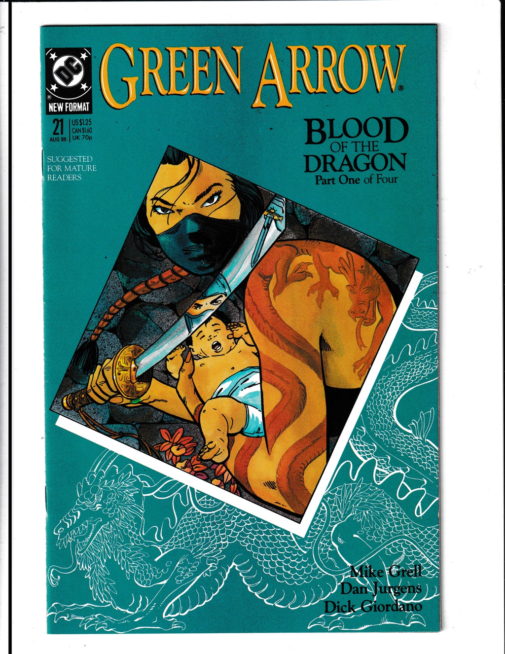 Green Arrow #21 (1989) HIGH GRADE Vol. 2 DC Comics
