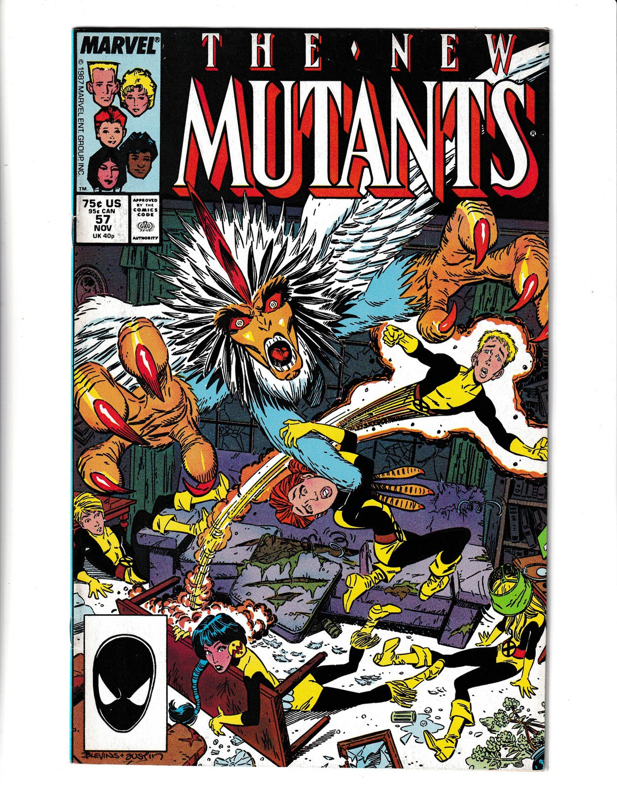 New Mutants #57 (1987) Marvel Comics SKU:2337