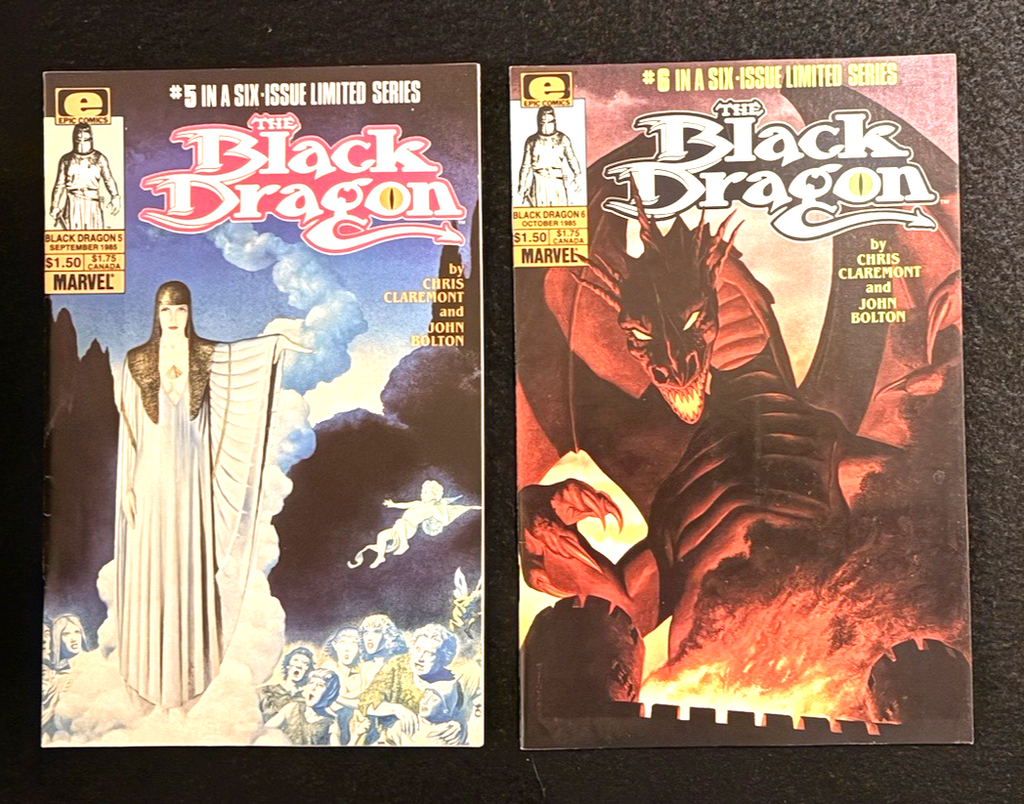 Black Dragon - Complete Set of 6 #1-6 (1985) Epic/Marvel Comics