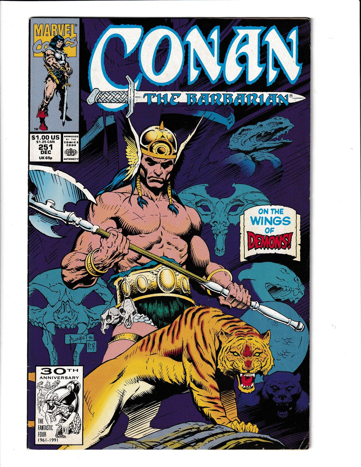 Conan the Barbarian #251 (1991) Roy Thomas Marvel Comics