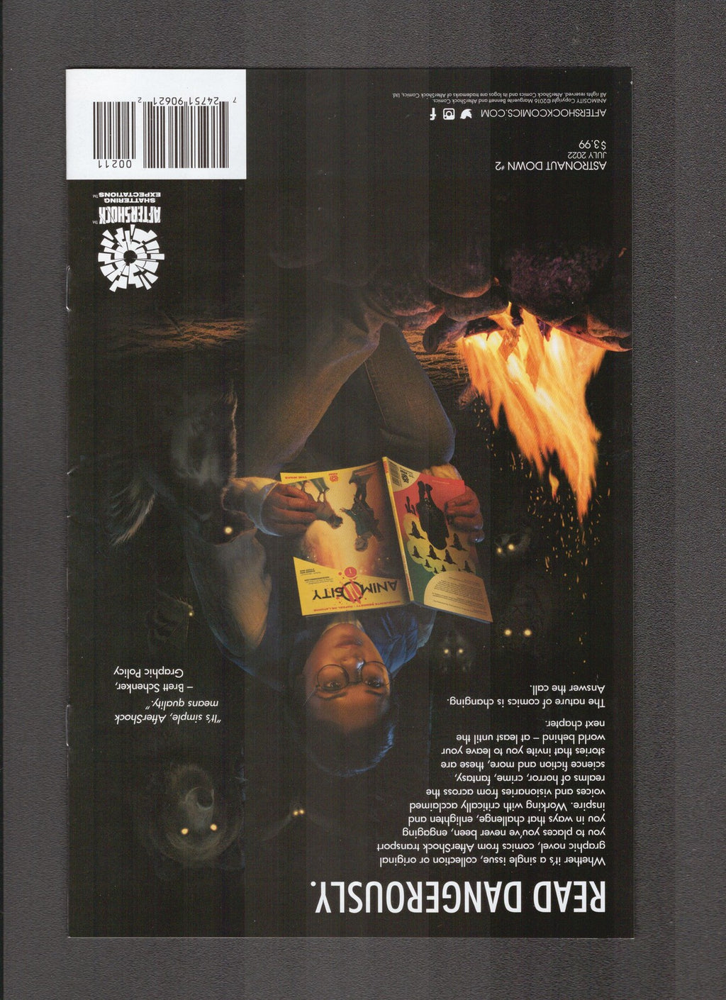Astronaut Down #2 (2022) Rubine Cover Aftershock Comics