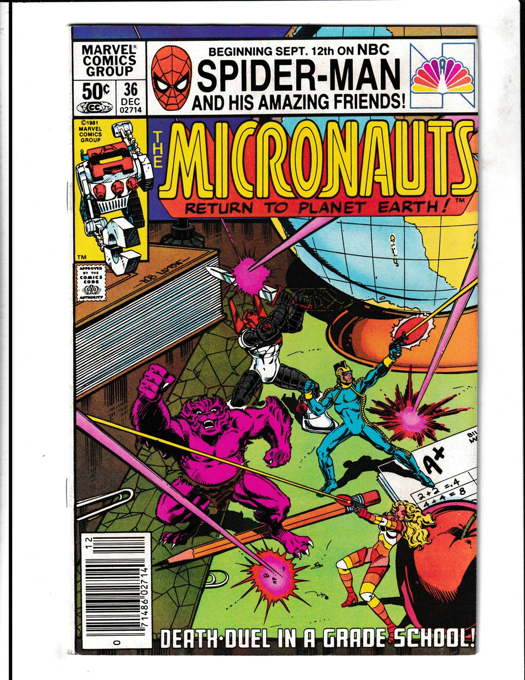 Micronauts #36 (1981) Marvel Comics SKU:1410
