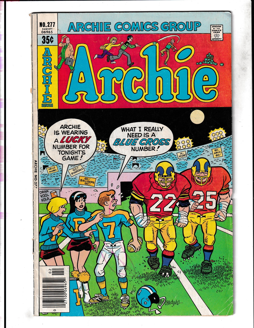 Archie Comics #277 (1978) Archie Comics SKU:1609