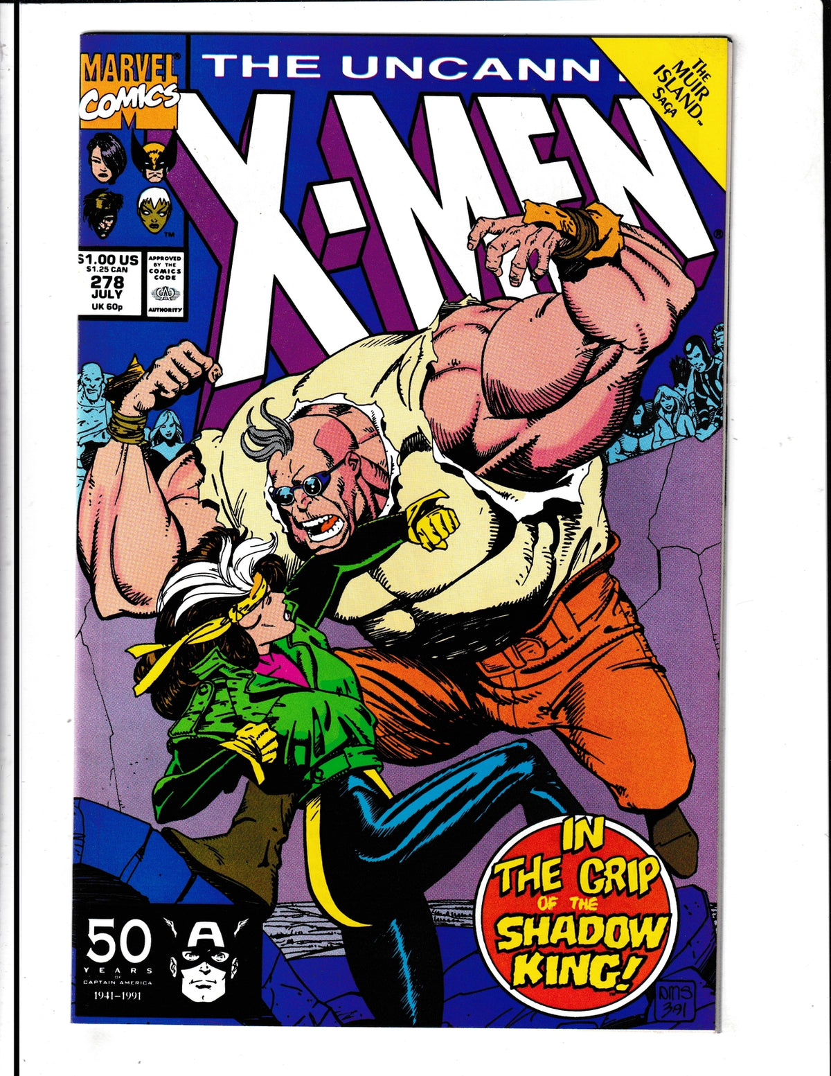 Uncanny X-Men #278 (1991) Marvel Comics SKU:1425