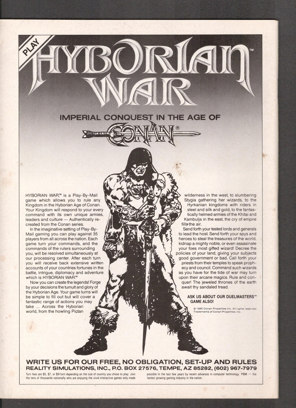 Conan Saga #67 (1992) Bob Larkin Marvel Comics