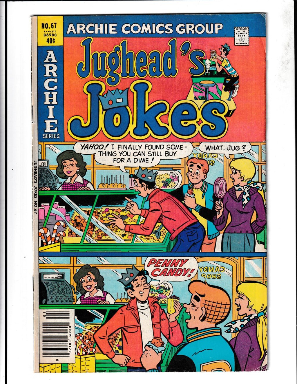 Jugheads Jokes #67 (1980) Archie Comics