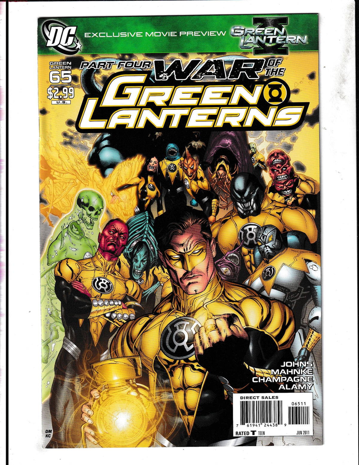 Green Lantern #65 (2011) DC Comics