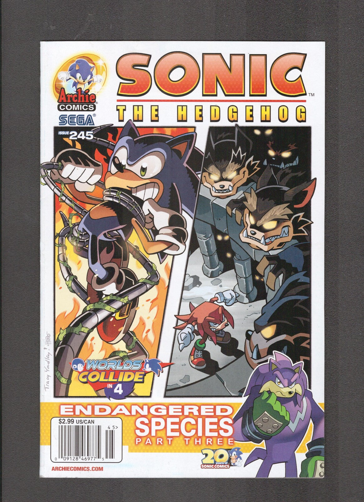 Sonic the Hedgehog #245 (2013) LOW PRINT RUN Archie Comics