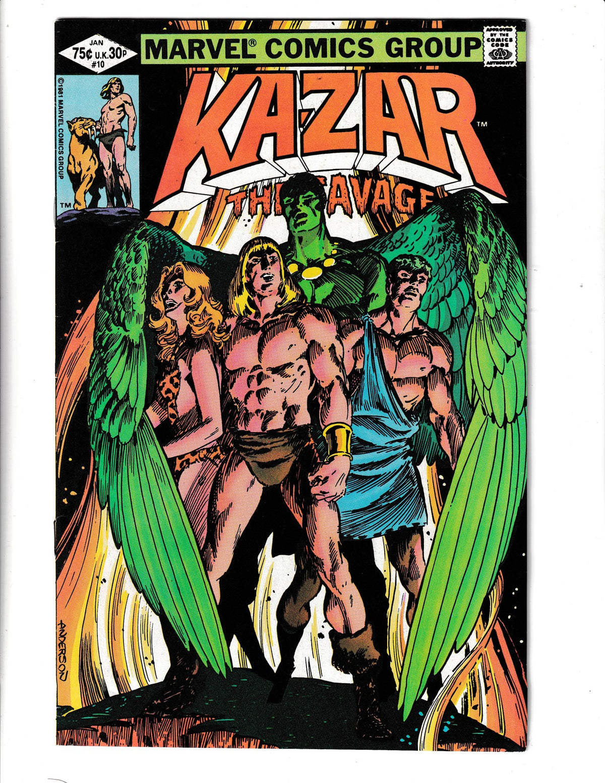 Ka-Zar the Savage #10 (1982) Marvel Comics
