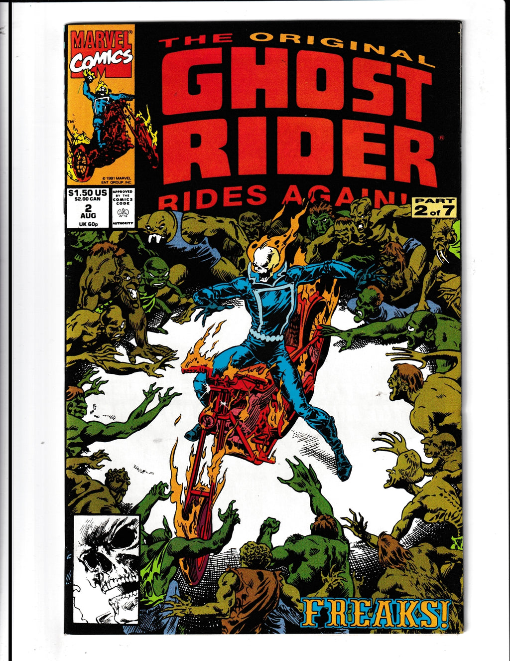 Original Ghost Rider Rides Again #2 (1991) Higher Grade Marvel Comics