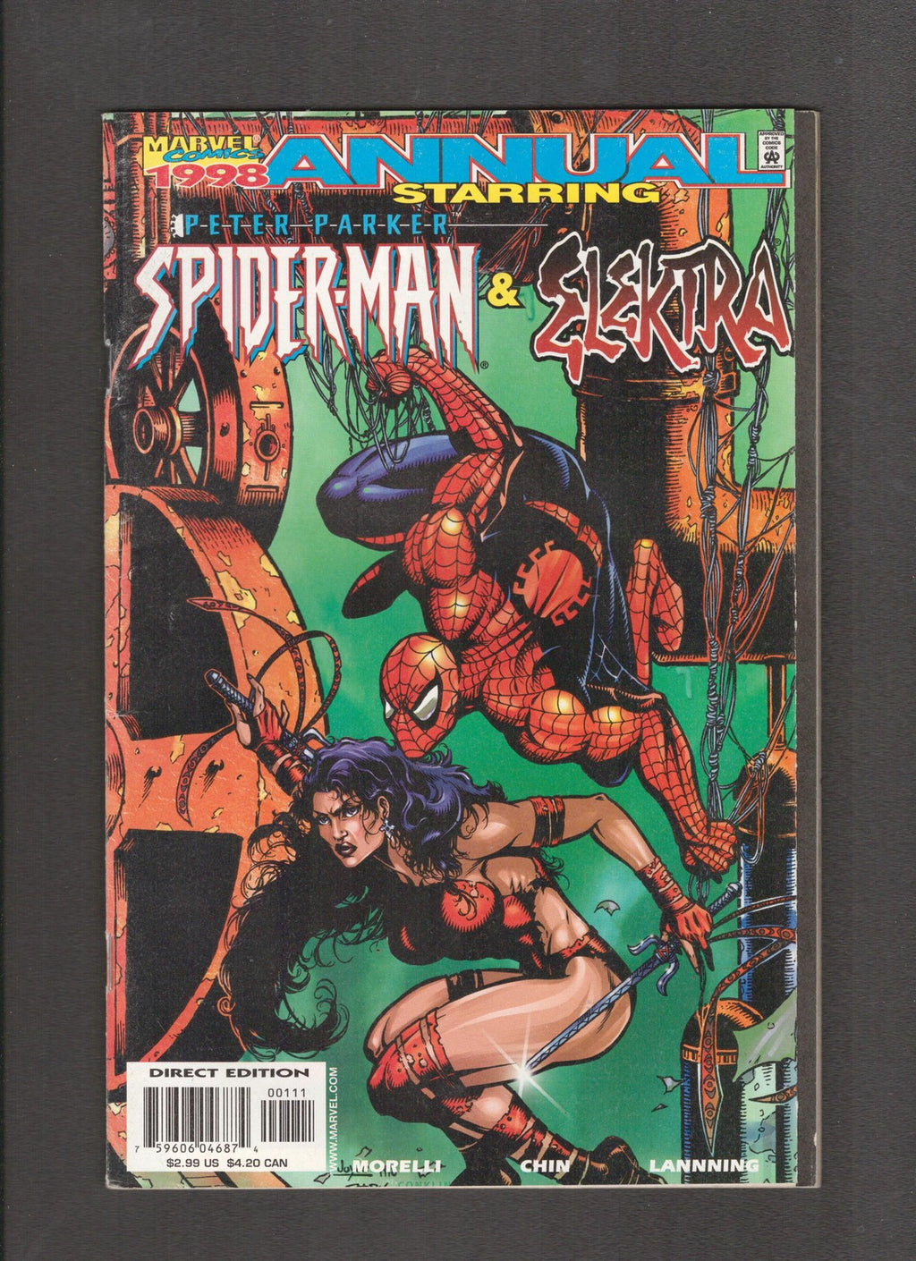 Peter Parker: Spider-Man/Elektra #98 (1998) Annual Marvel Comics