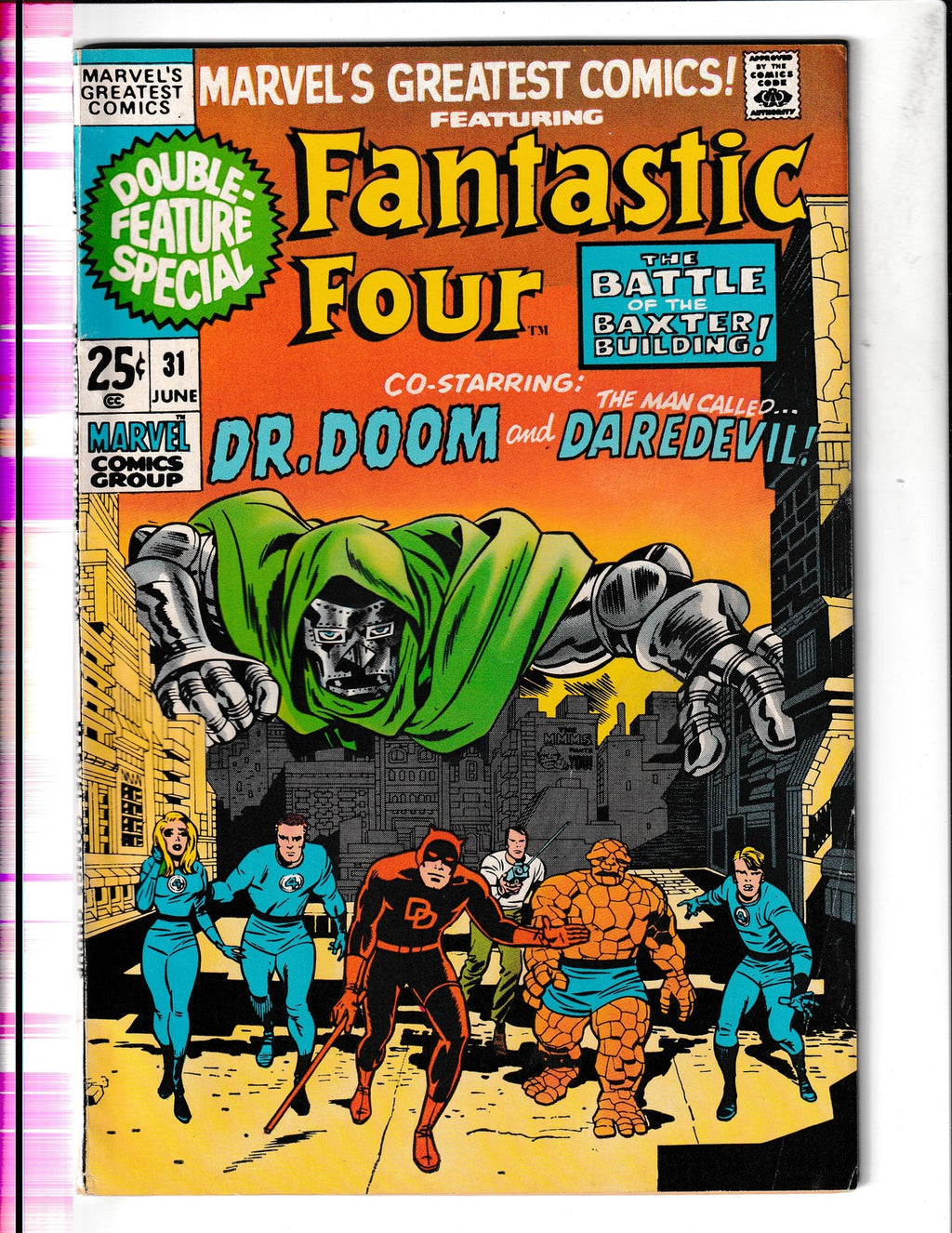 Marvel's Greatest Comics #31 (1971) Reprints FF #39 & 40 - Dr Doom Marvel Comics