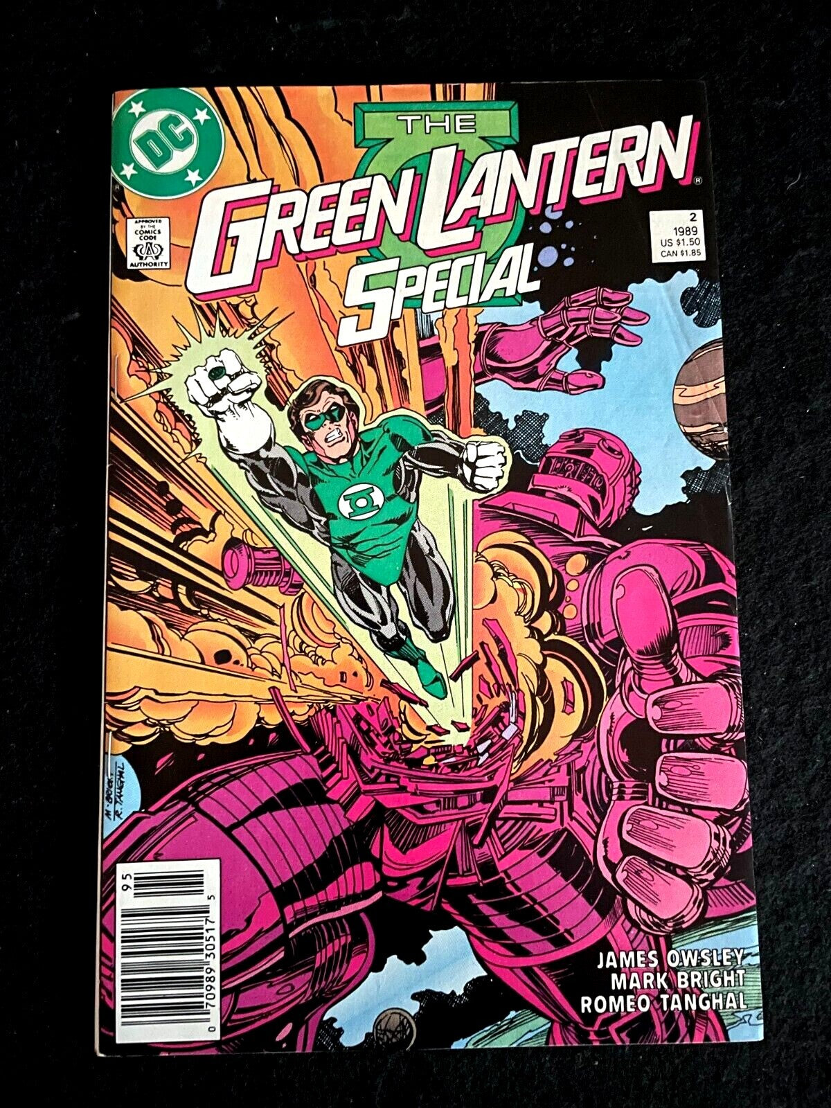 The Green Lantern Special #2 1989 - HIGHER GRADE - Newsstand Version