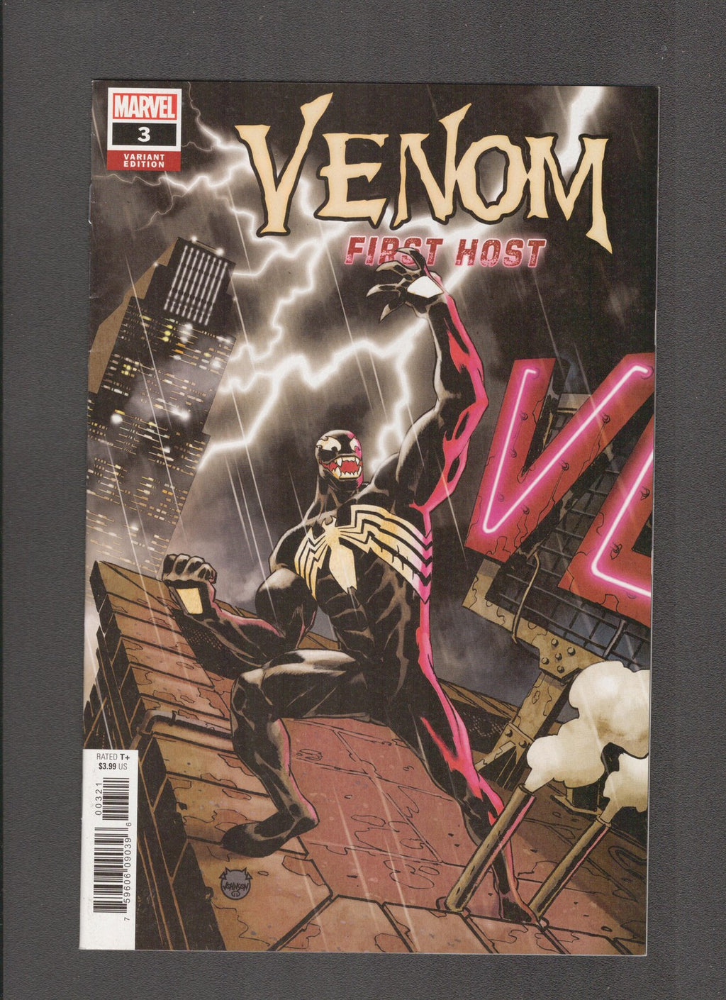 Venom: First Host #3b (2018) 1st Eddie Brock as Sleeper - Johnson Marvel Comics
