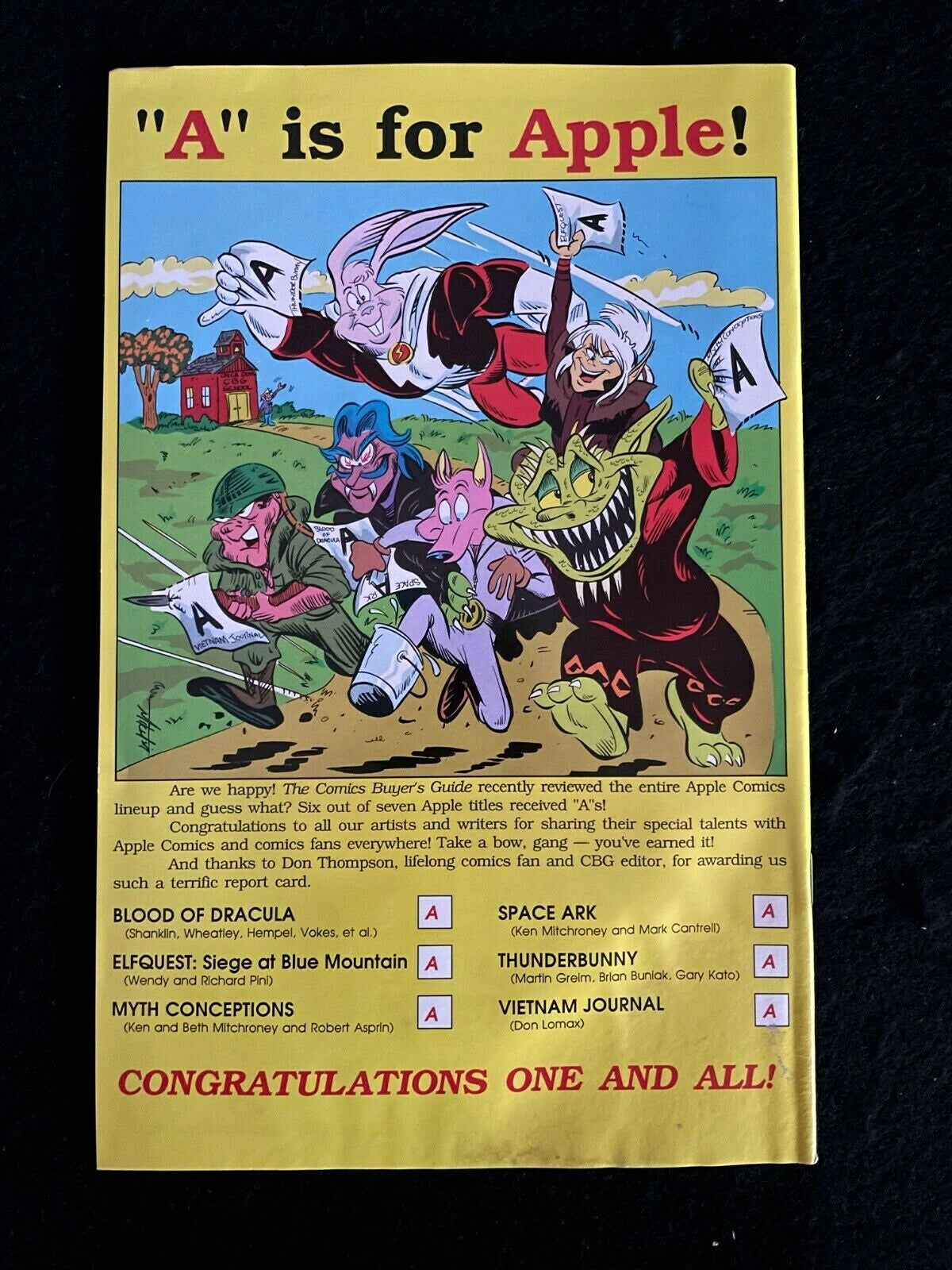 Elfquest Siege at Blue Mountain #7 1988 - Apple