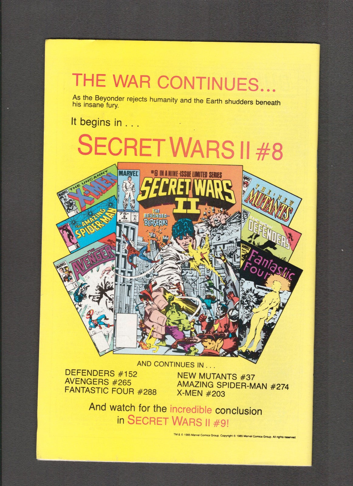 X-Factor #1 (1986) 1st App and Origin Marvel Comics