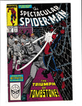 Spectacular Spider-Man #155 (1989) Tombstone Cover Marvel Comics