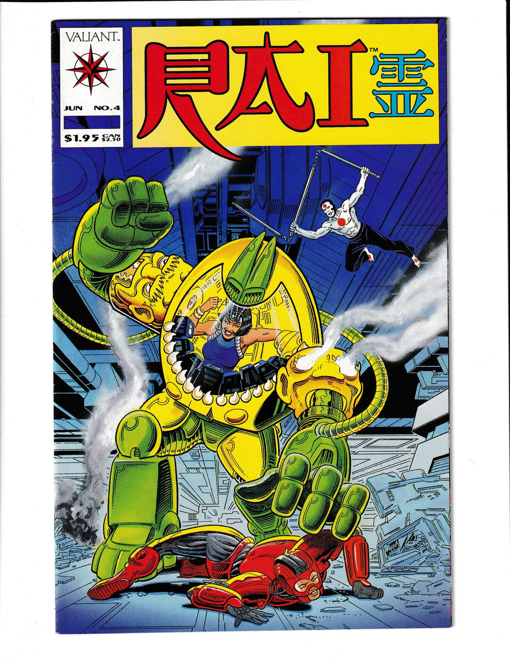 Rai #4 (1992) Pre-Unity Low Print Run Valiant Comics